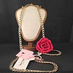 Juicy Couture Gold Curb Chain Belt